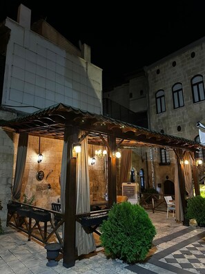 Front of property - evening/night