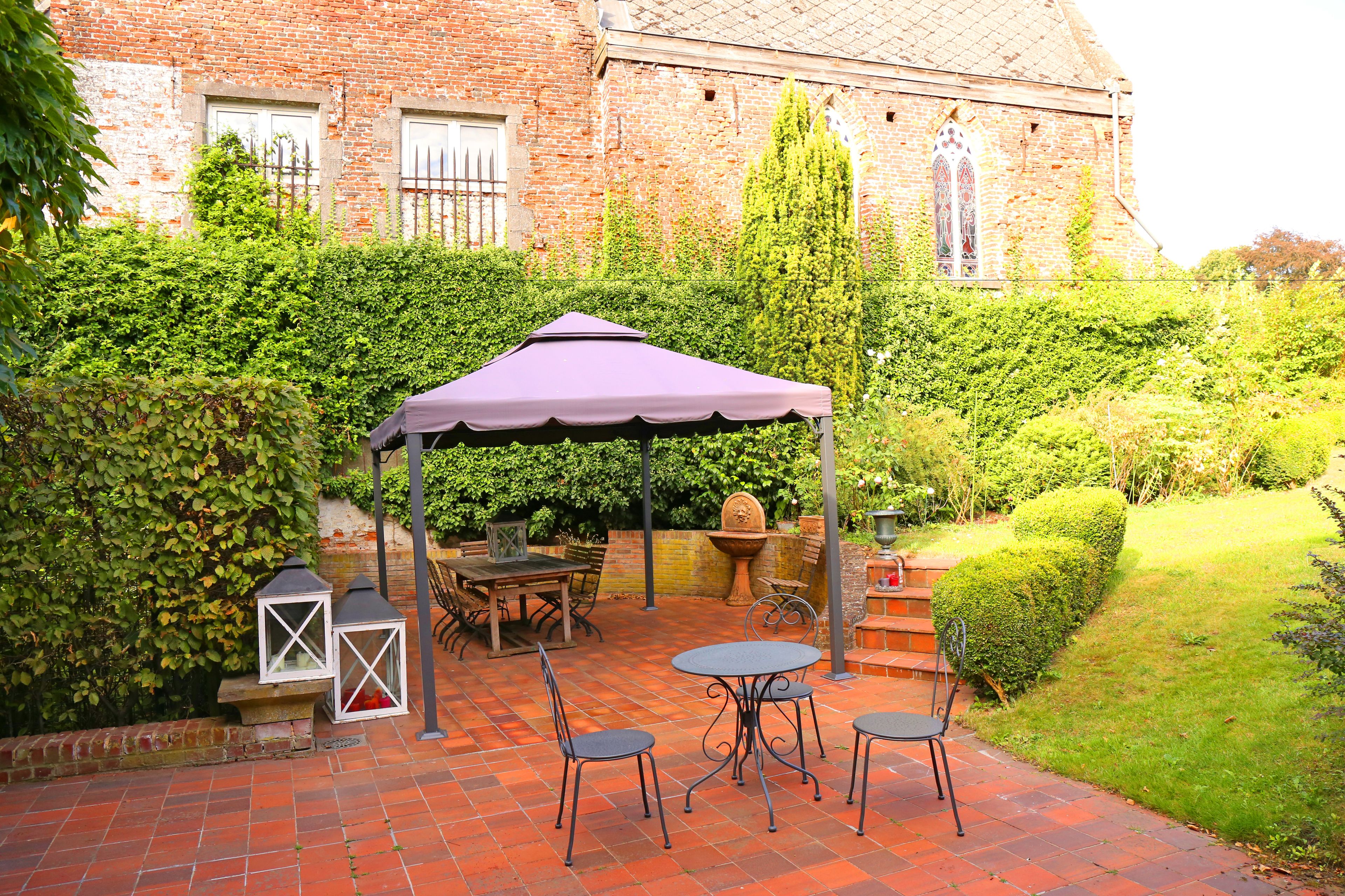 Casa grand, 5 quartos, vista para o jardim | Terraço/pátio