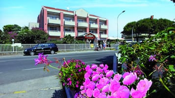 Overnatningsstedets facade