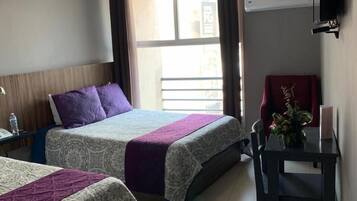 Desk, iron/ironing board, free WiFi, bed sheets