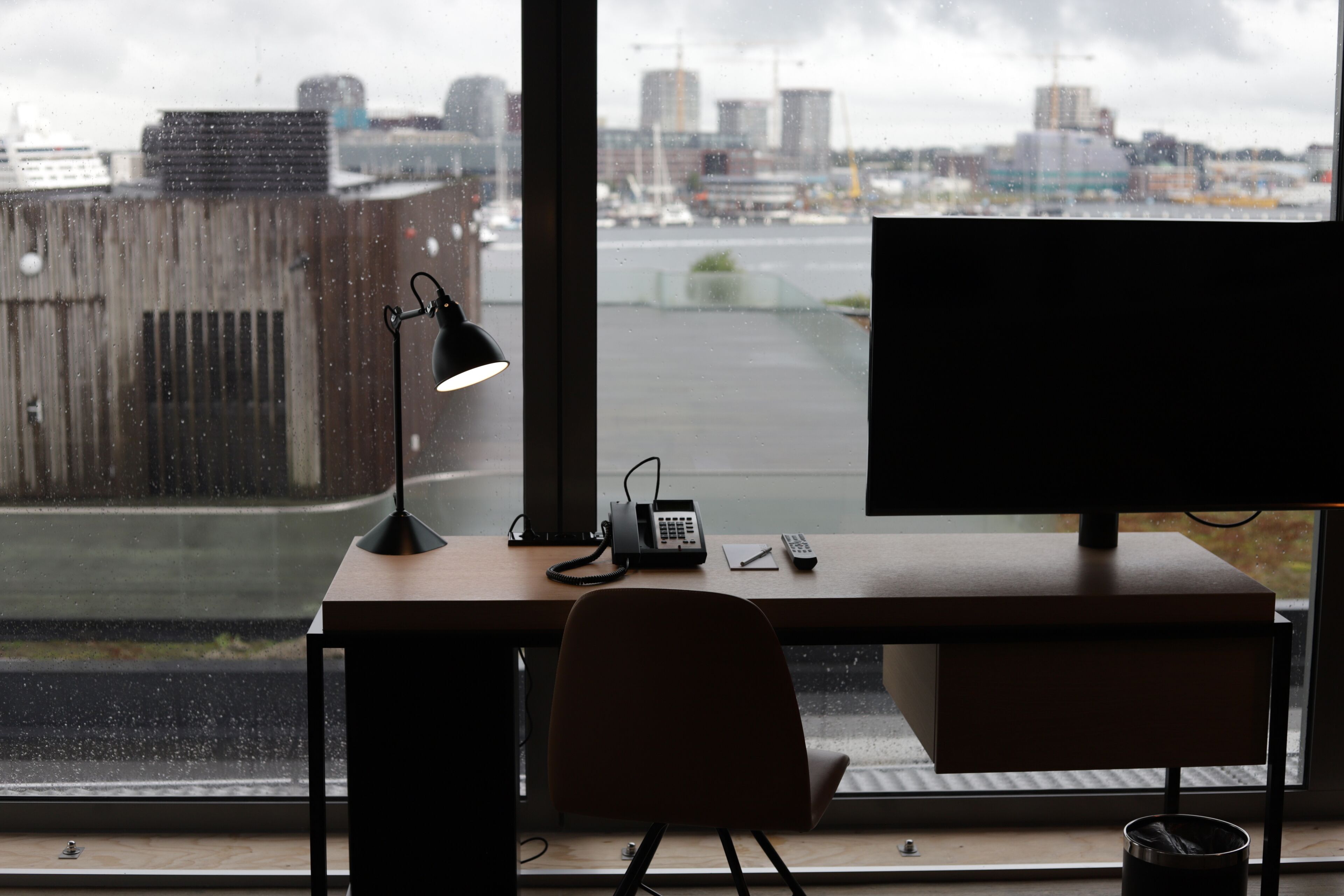 studio, 1 queen bed, city view (high floor) | view from room