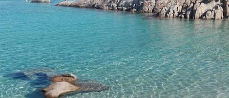 Una spiaggia nelle vicinanze