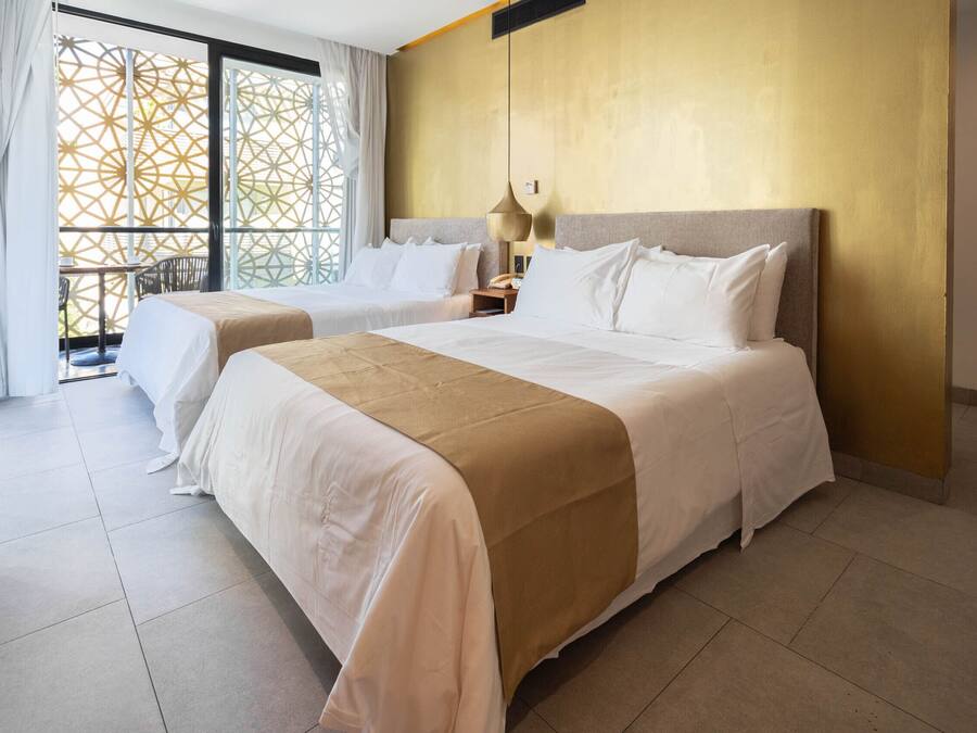 Premium Room, 2 Queen Beds, Balcony | Premium bedding, in-room safe, laptop workspace