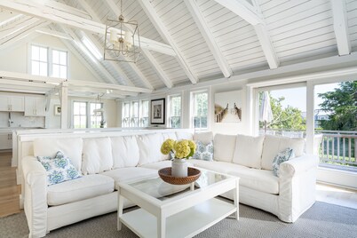 Sconset Home: Renovated, Light and Bright on an Oversized Property.