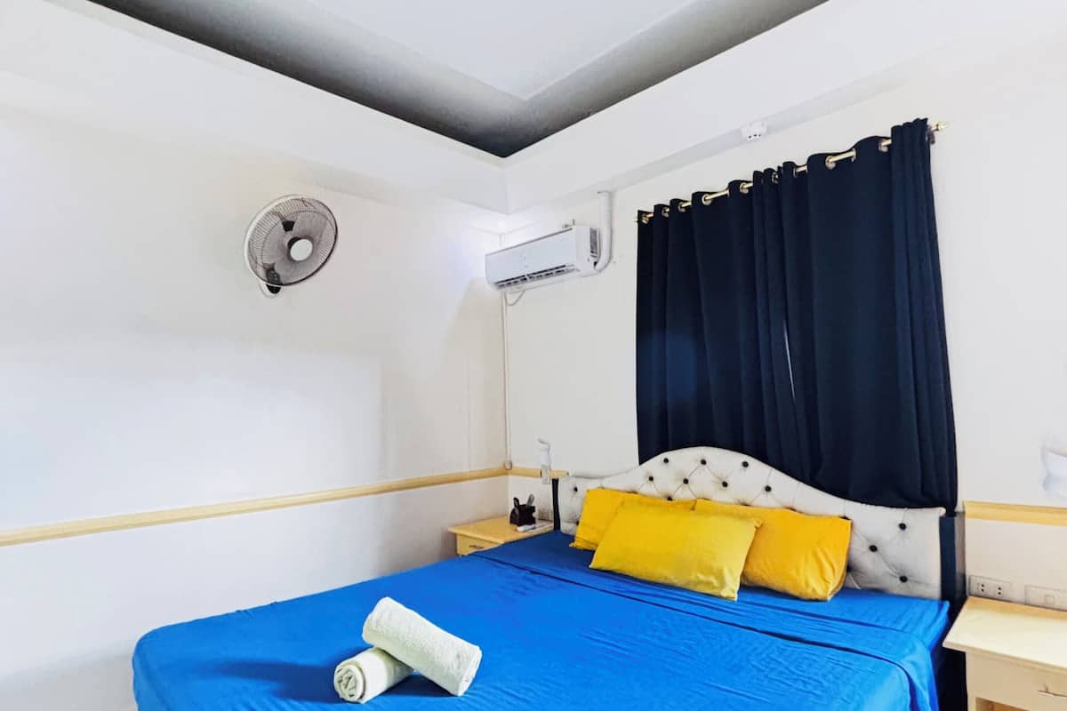 1 habitación y ropa de cama de alta calidad