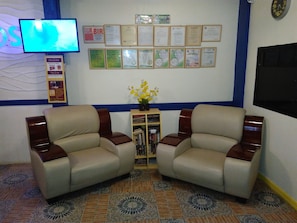 Sala de estar en el lobby