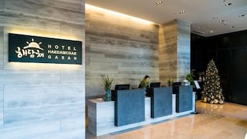 Quiosque de check-in/check-out