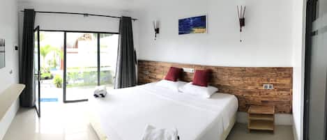 디럭스 더블룸 또는 트윈룸, 킹사이즈침대 1개, 정원 전망 | 미니바, 객실 내 금고, 책상, 방음 설비