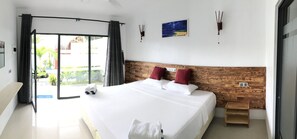 Deluxe-Doppel- oder -Zweibettzimmer, 1 King-Bett, Gartenblick