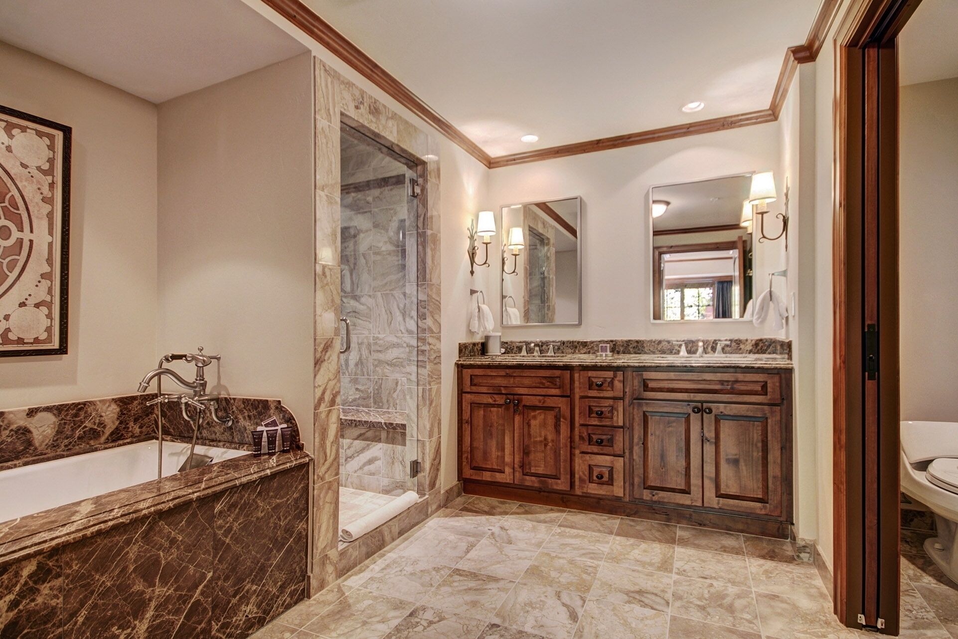 Condo, 2 Bedrooms | Bathroom | Hair dryer, heated floors, towels, shampoo