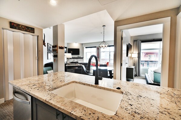 Condo, 2 Bedrooms | Interior - Your own balcony, full kitchen in Canyons Village by RedAwning (Park City)