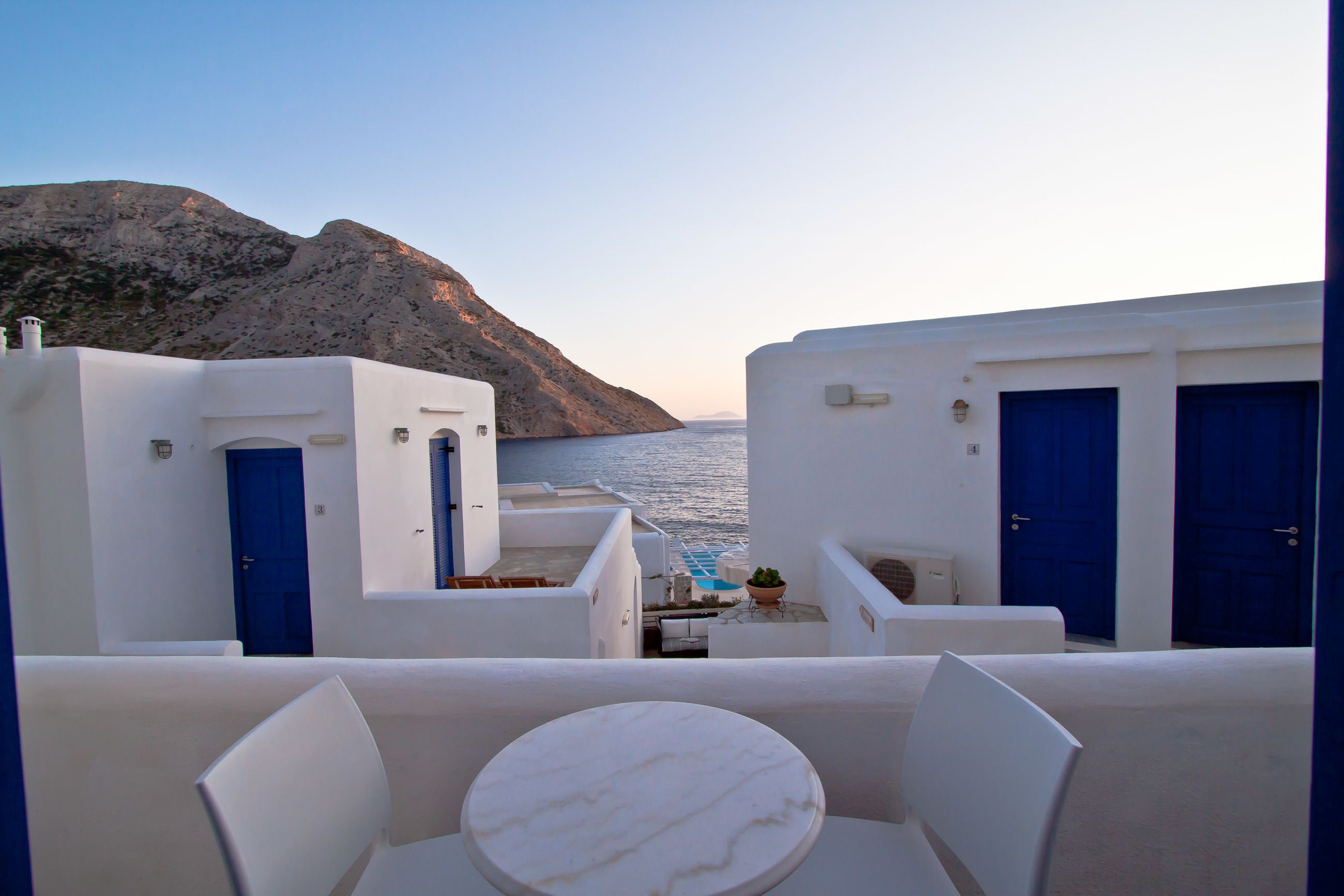 standard room, partial sea view | view from room