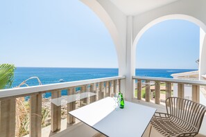 Appartement, 1 slaapkamer, uitzicht op zee | Terras