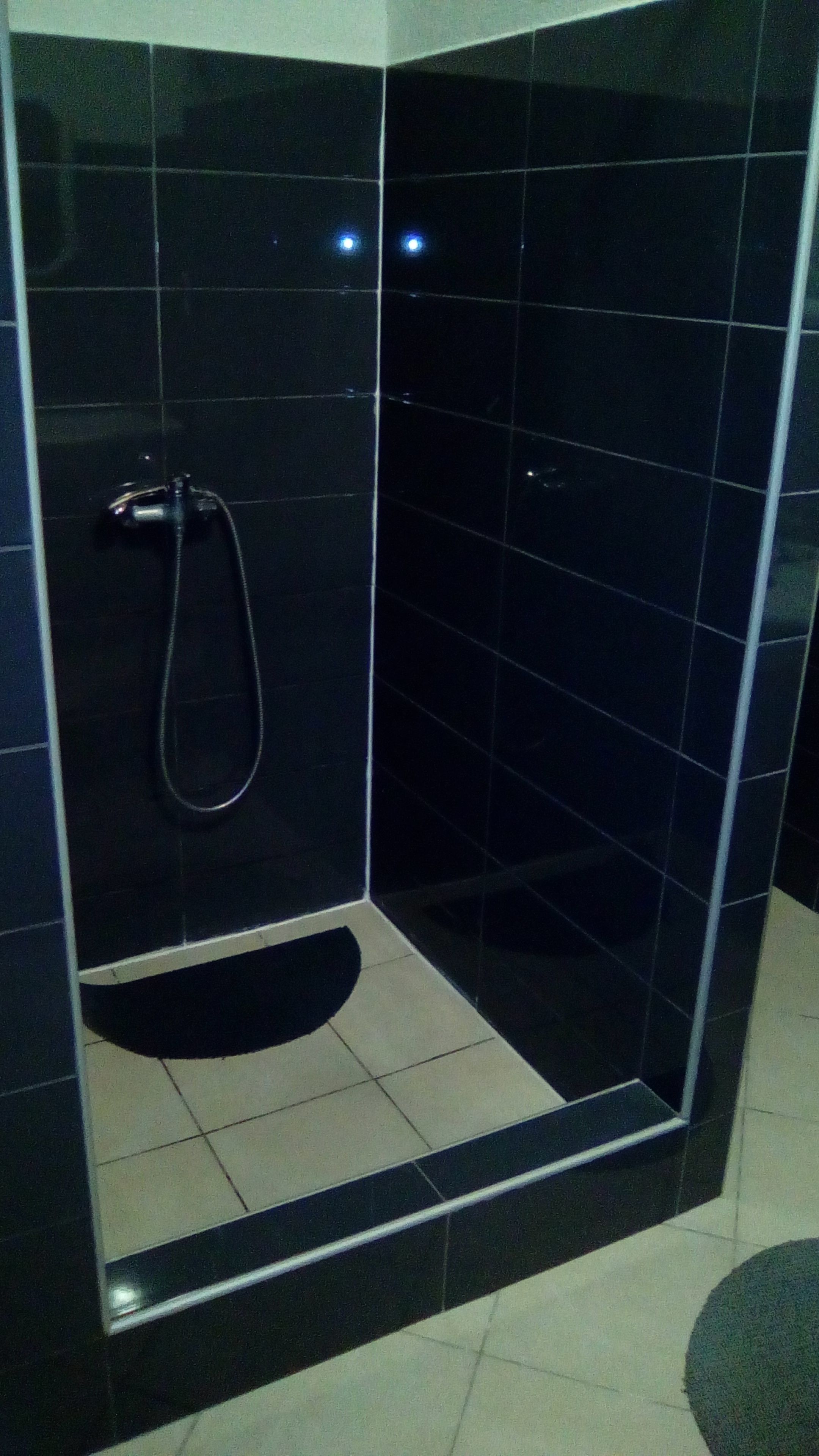 Dusche im Bad