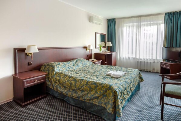 ห้องสวีท, 1 ห้องนอน | โต๊ะทำงาน, เตารีด/โต๊ะรีดผ้า, เตียงเสริม/เปล, Wi-Fi ฟรี