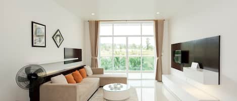 公寓, 1 间卧室 | 起居区 | 液晶电视