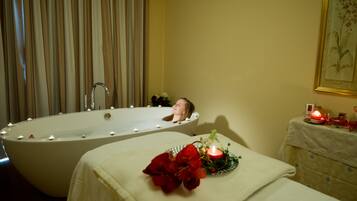 Sauna, steam room, body treatments, hot stone massages, body scrubs
