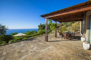 Villa, 3 Bedrooms, Sea View | Terrace/patio - Villa Dei Galli (Massa Lubrense)