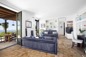 Villa, 3 Schlafzimmer, Meerblick | Wohnbereich