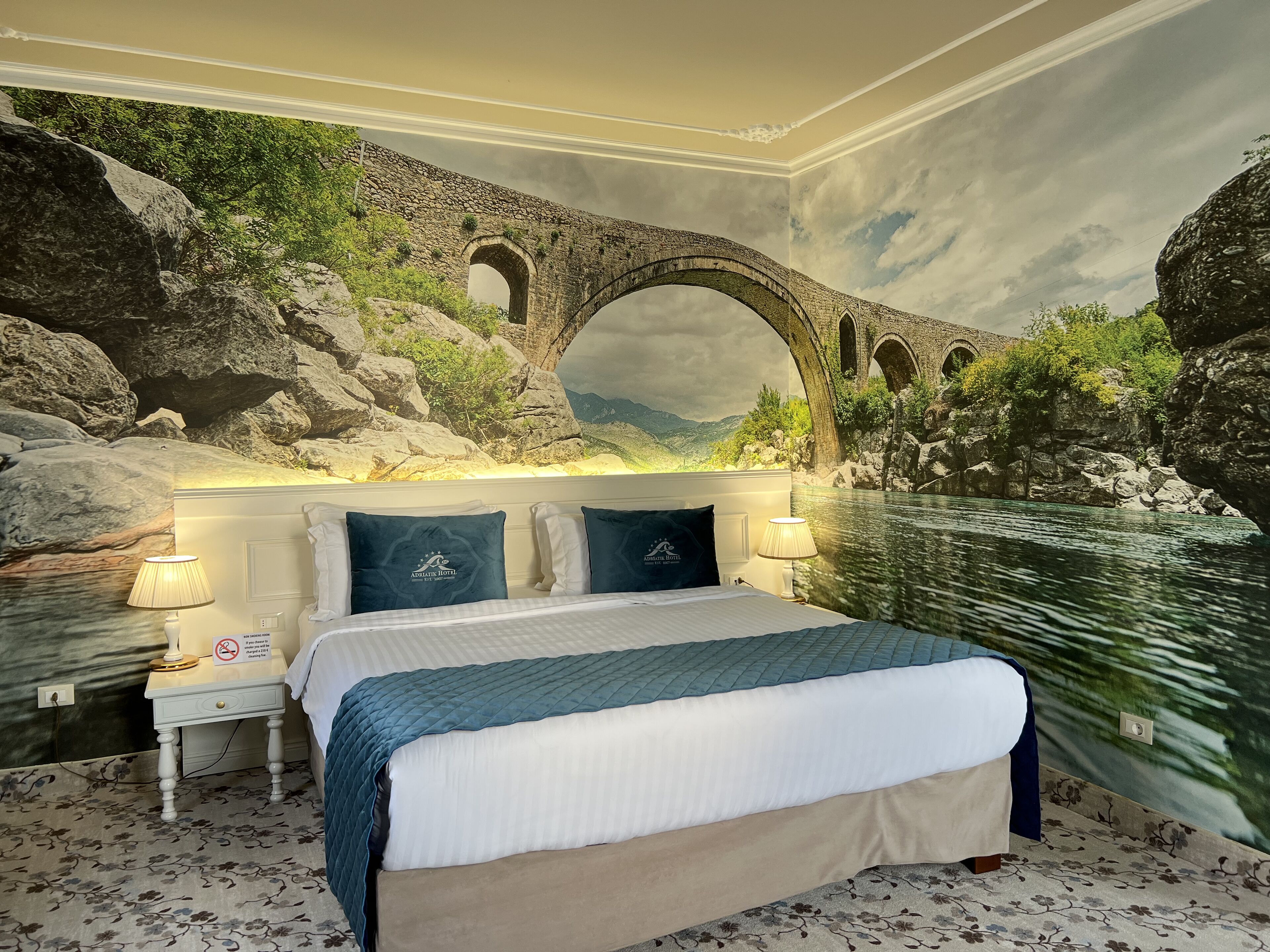 junior suite, sea view (one king bed & two single sofabeds) | 1 bedroom, frette italian sheets, premium bedding, memory-foam beds