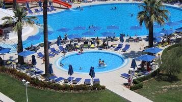 Indoor pool, seasonal outdoor pool, cabanas (surcharge), pool umbrellas