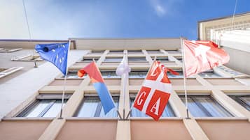 Fassade der Unterkunft