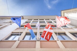 Façade de l’hébergement