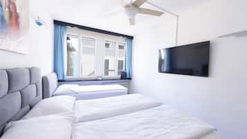 Dreibettzimmer | 1 Schlafzimmer, kostenloses WLAN, Bettwäsche