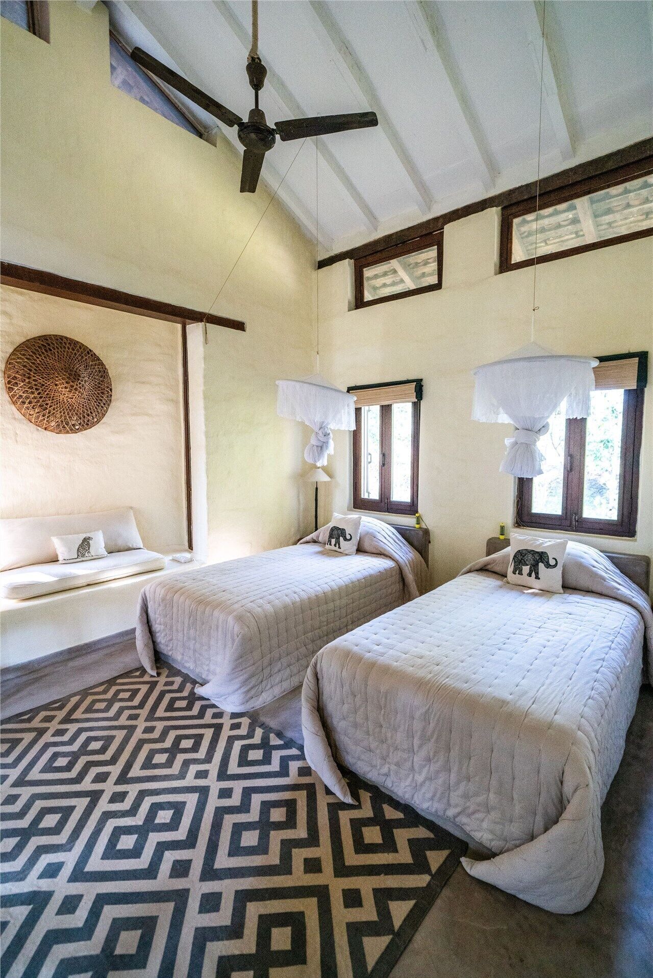 Premium bedding, individually furnished, desk, laptop workspace