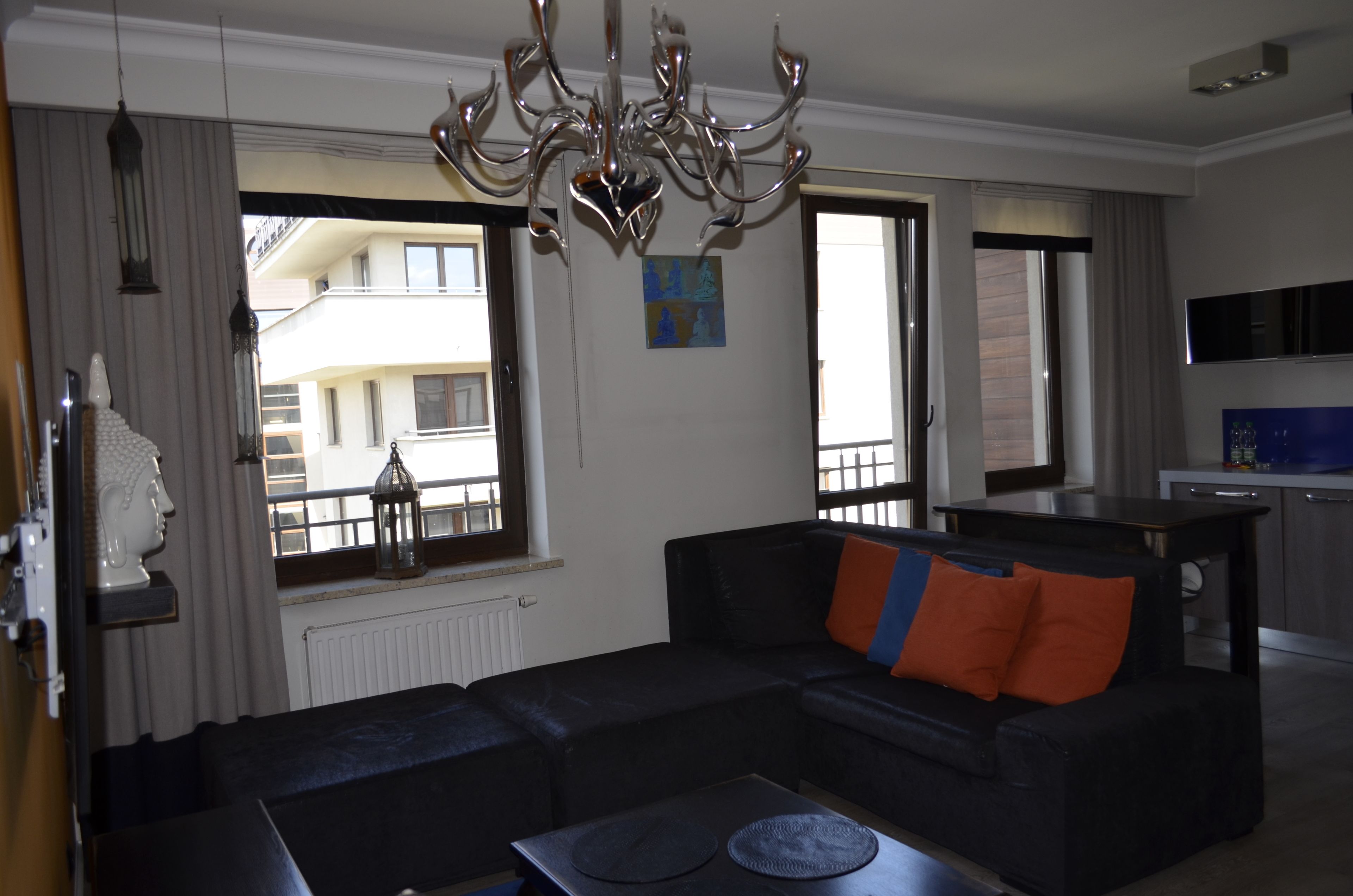 apartment, balcony (55) | living area | flat-screen tv