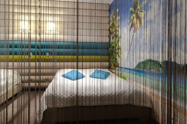 Apartment (23A) | 1 bedroom, premium bedding, desk, blackout drapes