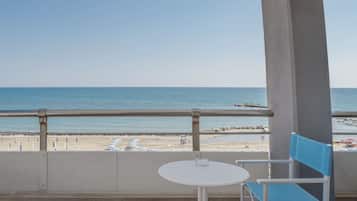 Camera Luxury, balcone, vista mare | Vista balcone