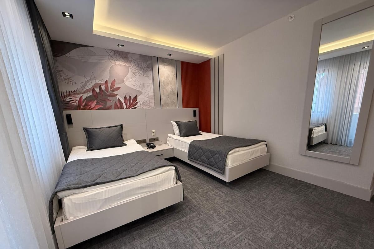 Deluxe Twin Room | Minibar, in-room safe, desk, soundproofing