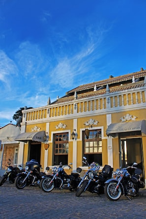 Majoituspaikan julkisivu