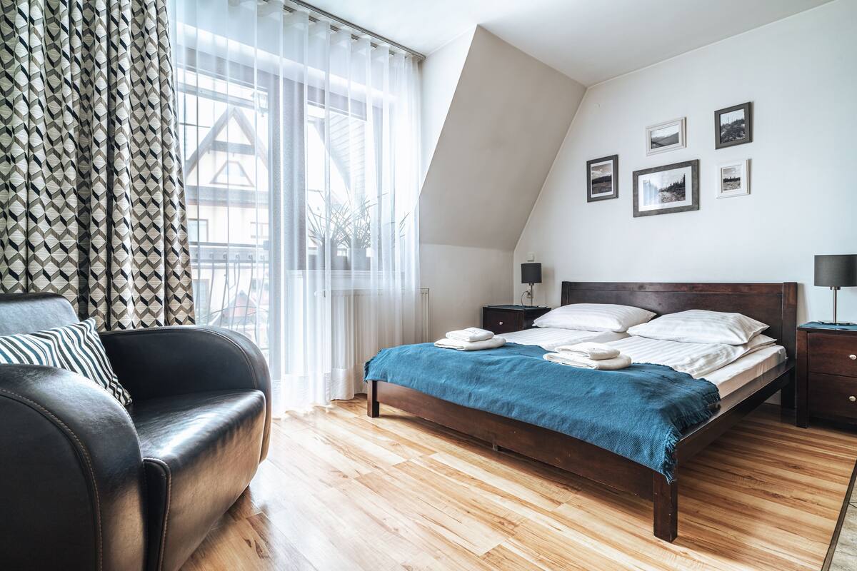 Leilighet (Cozy) | Safe på rommet, strykejern/-brett og wi-fi (inkludert)