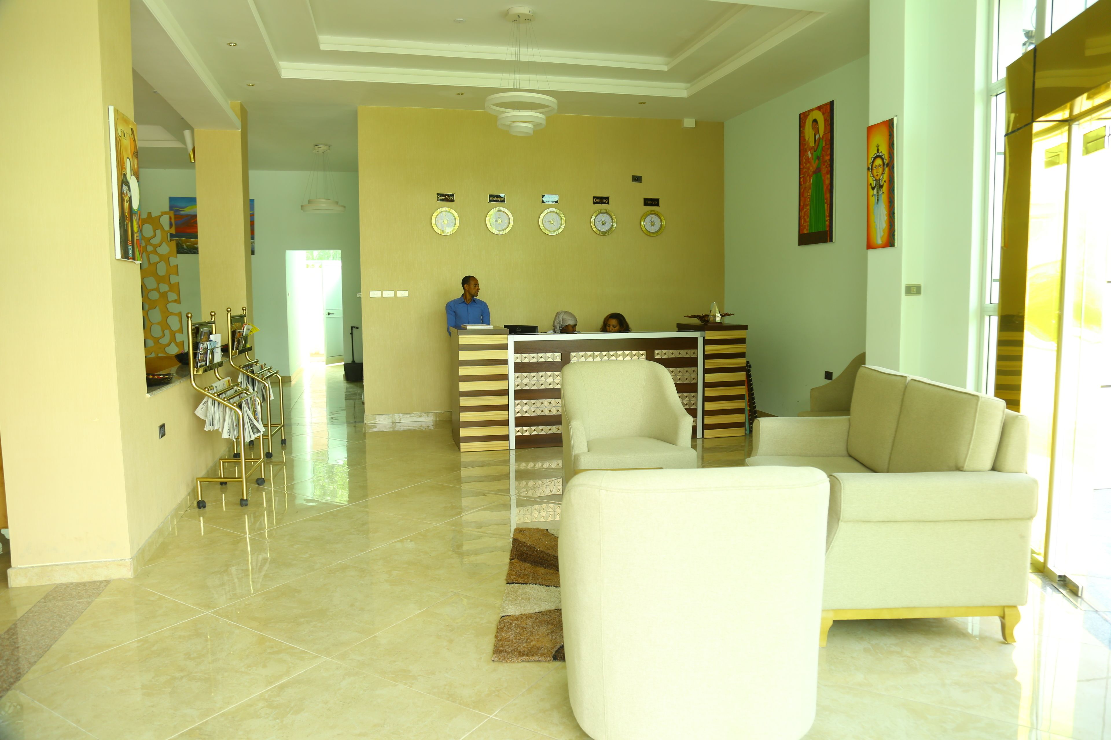 lobby sitting area