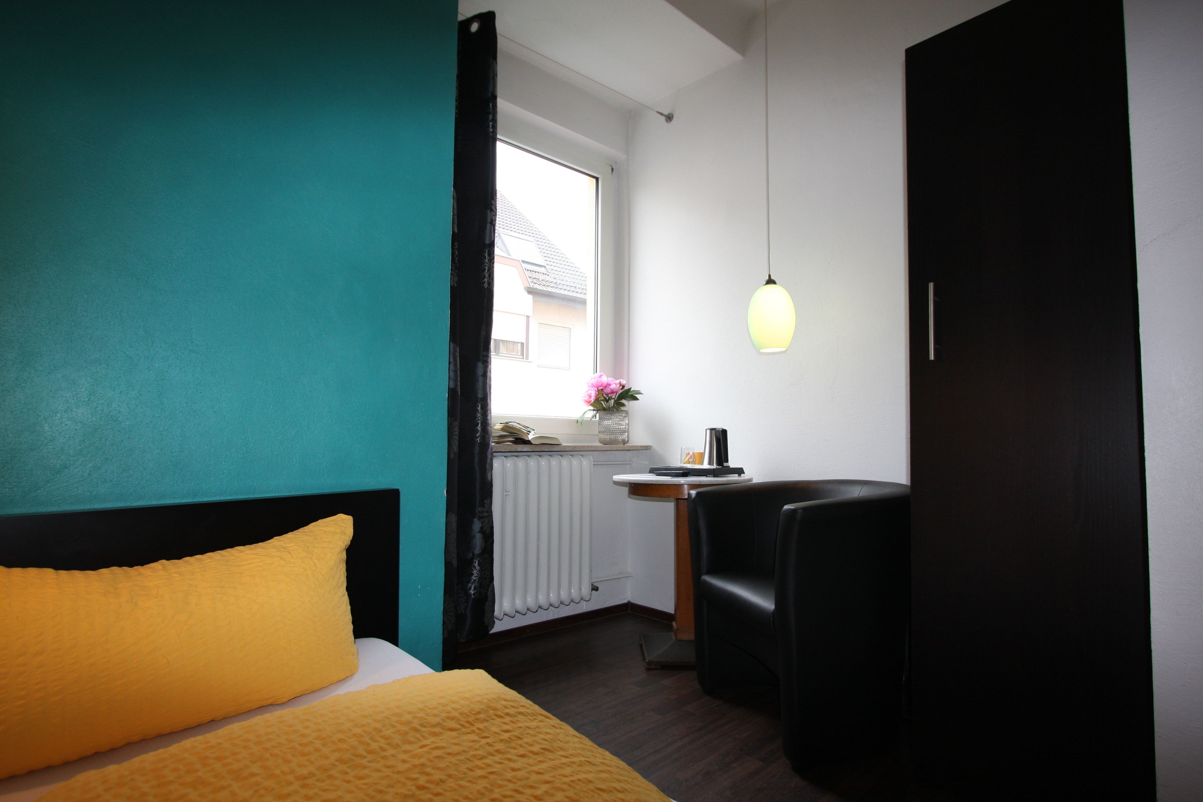 hypo-allergenic bedding, individually decorated, desk, laptop workspace