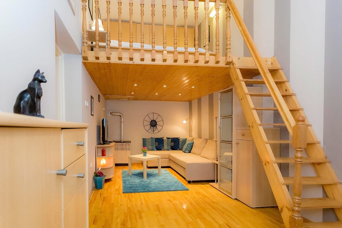 Apartament, 1 dormitori (Ramen) | Sala d'estar | Televisor LED