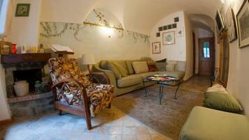 Romantische kamer, 1 slaapkamer | Woonruimte