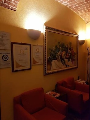 Lobby sitting area