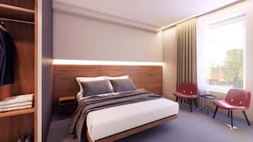 1 habitación, ropa de cama de alta calidad y camas con pillow-top