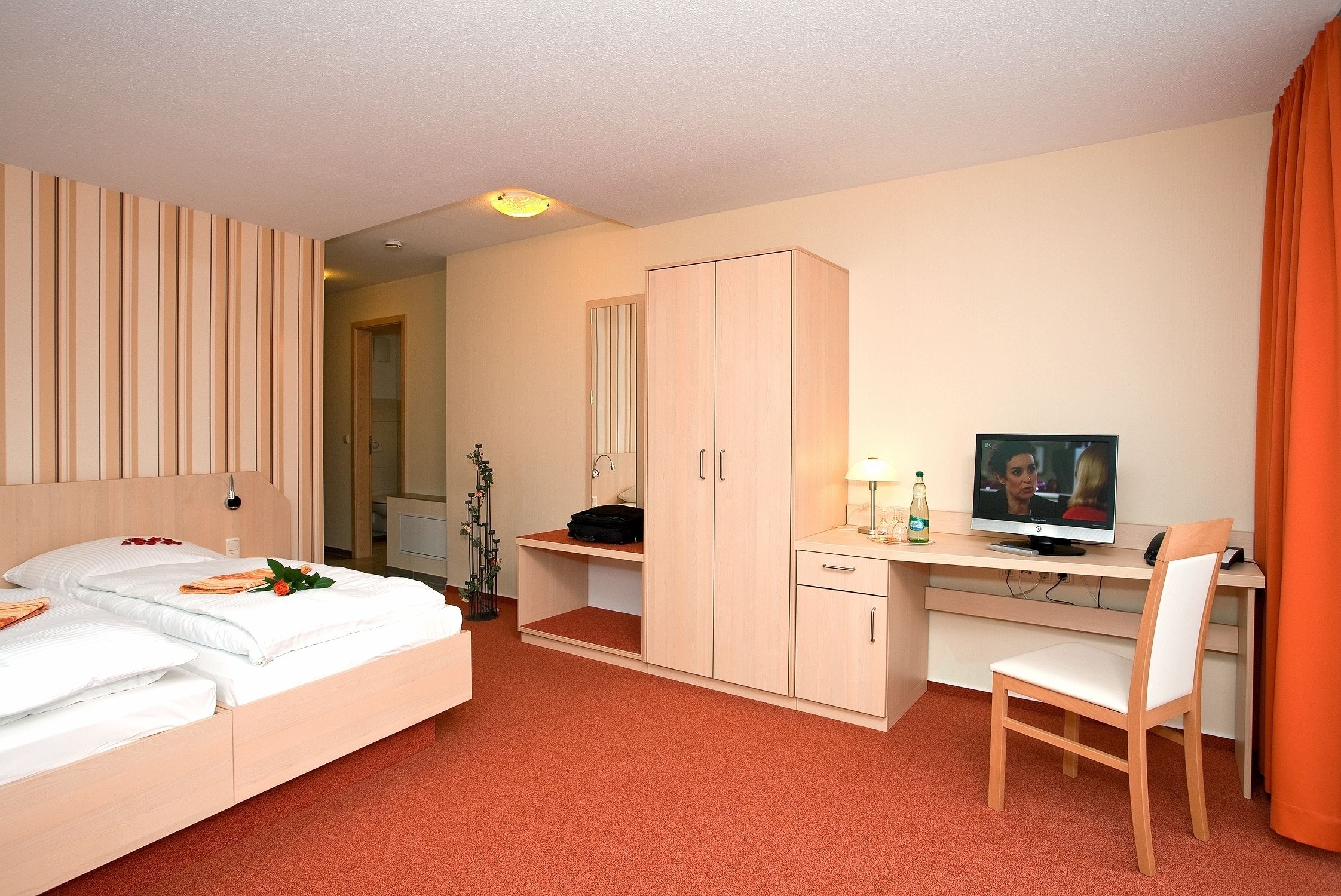 classic double room | desk, blackout curtains, soundproofing, iron/ironing board