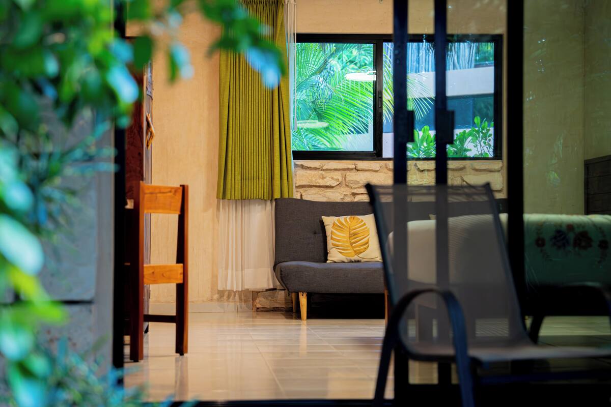 bungalow, 1 king bed | terrace/patio