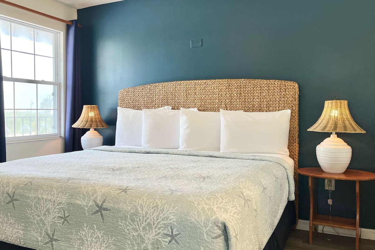 1 bedroom, blackout curtains, soundproofing, iron/ironing board