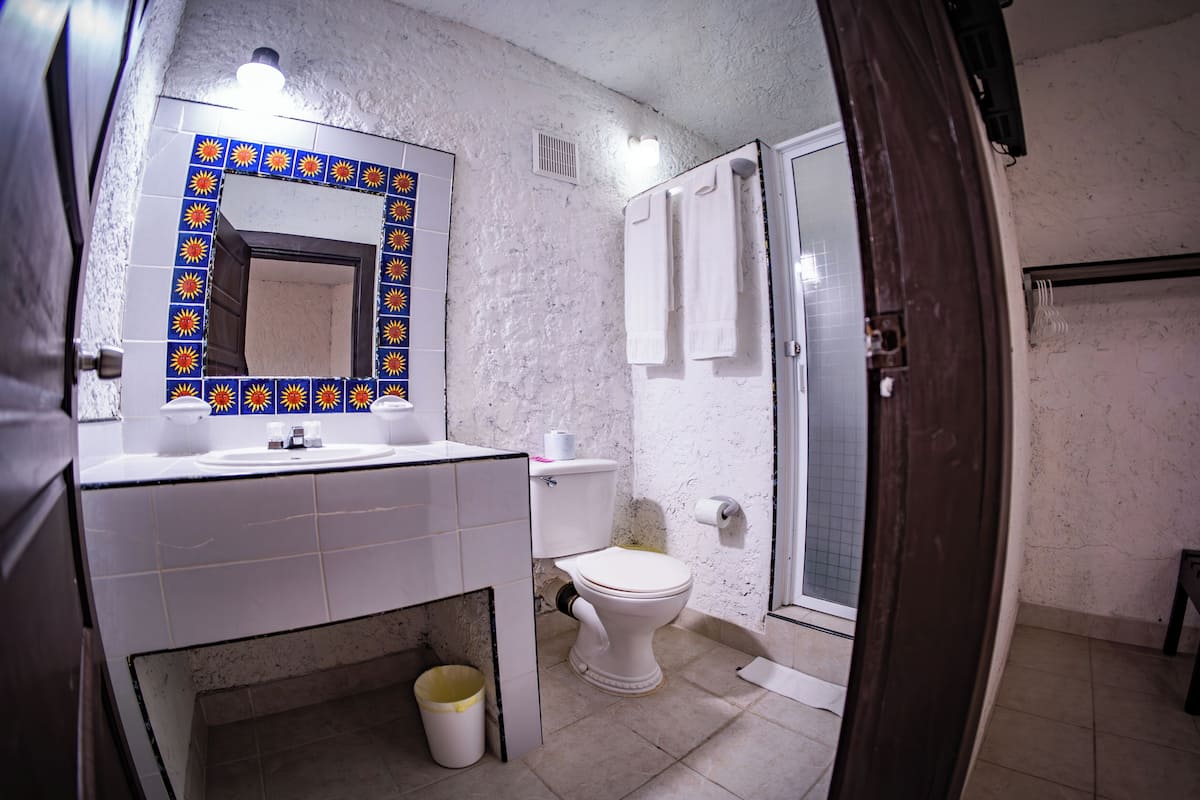 deluxe double room | laptop workspace, blackout curtains, soundproofing, free wifi