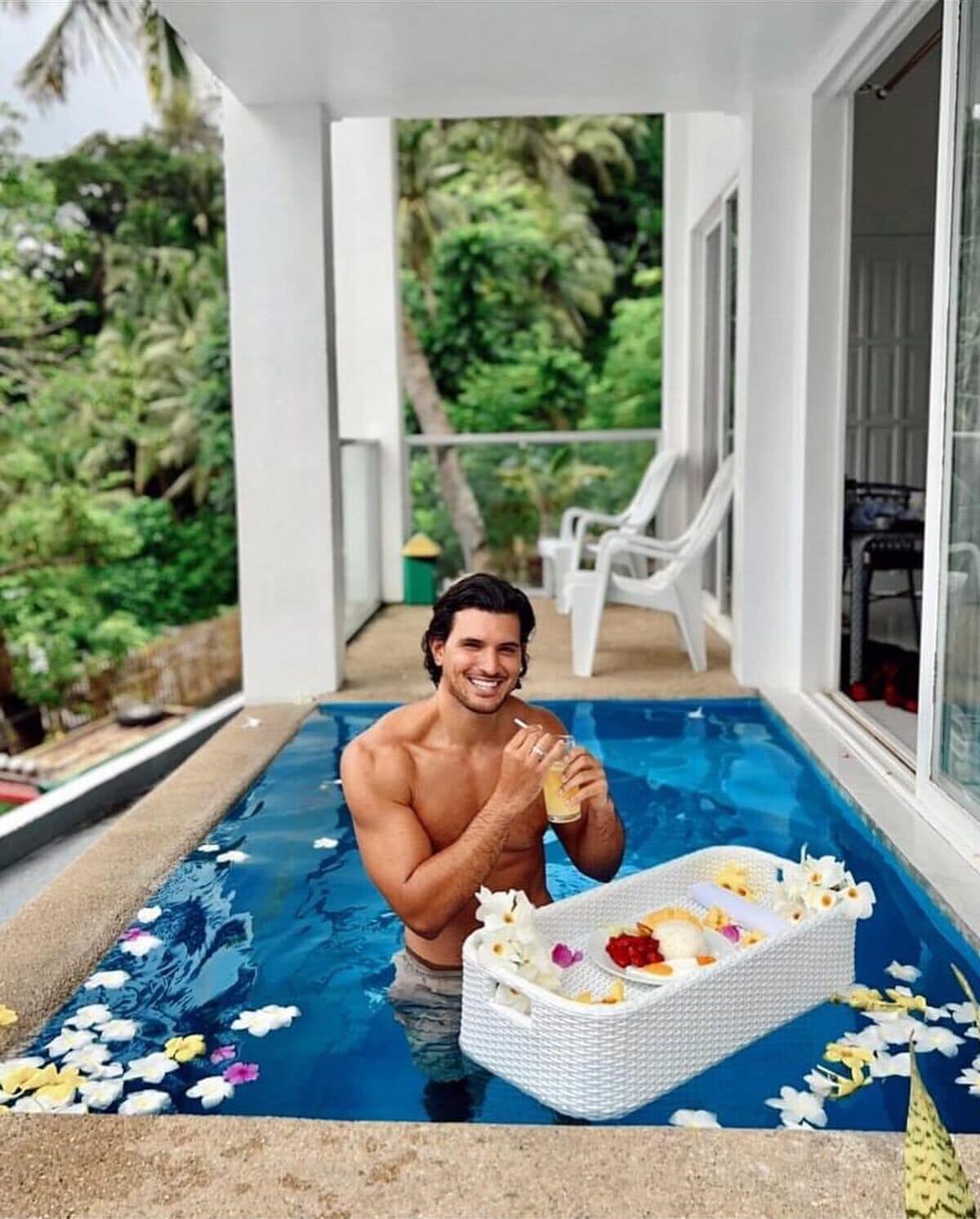 Romantic Room, 1 Queen Bed, Private Pool, Ocean View | Egyptian cotton sheets, premium bedding, down duvets, pillow-top beds