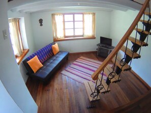 Duplex, 1 Double Bed with Sofa bed, Mountain View, Mountainside | Living area