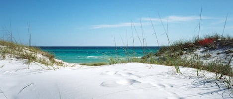 Sun loungers, beach towels