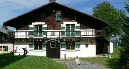 Traditional chalet in the woods