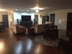 Smart TV, DVD player, video library